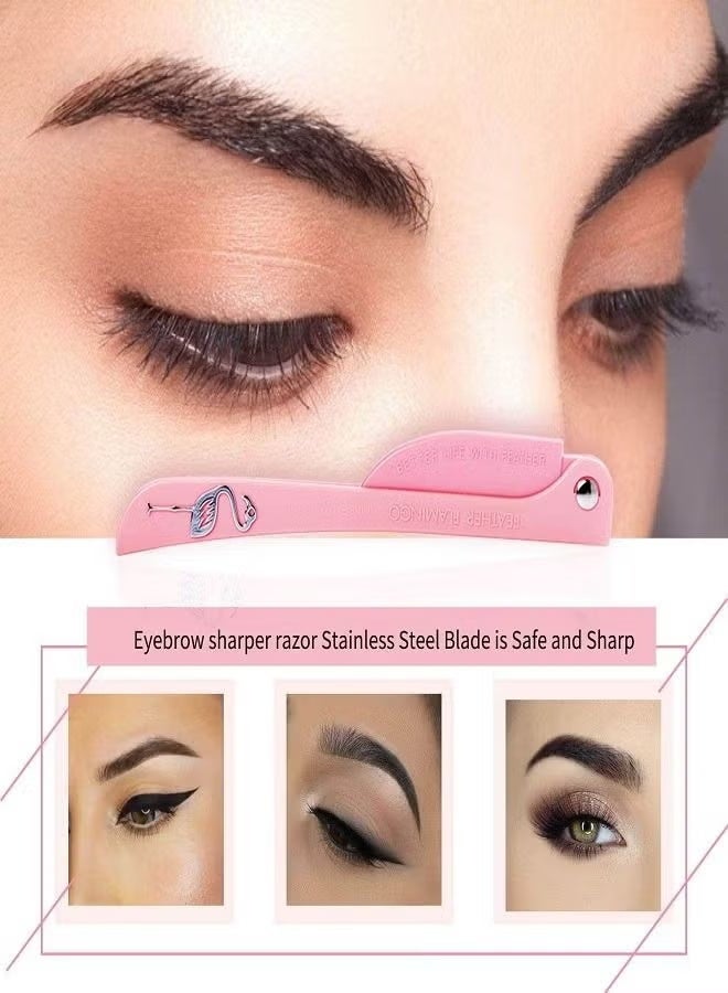 فيذر فلامينجو - اس شفرة حلاقة آمنة من الفولاذ المقاوم للصدأ من Feather مكونة من 3 قطع على شكل طائر الفلامنجو، أصلية يابانية - Image 3